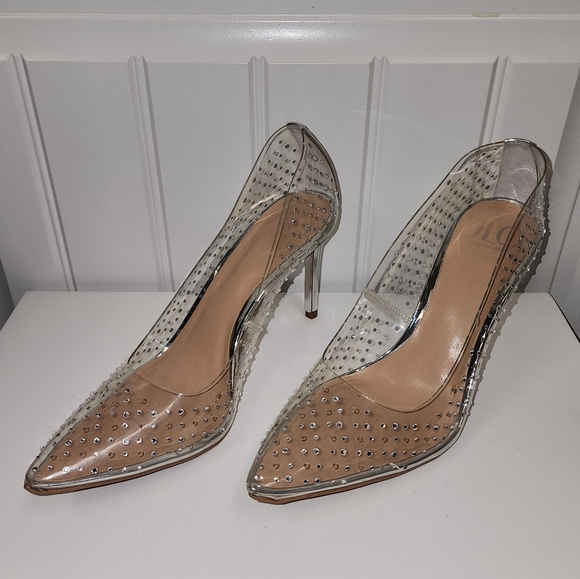 JLo Clear Rhinestone Pumps - Picture 4 of 10
